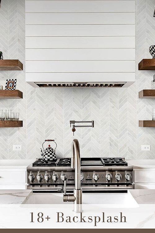 Marble Mosaic Tile Backsplash