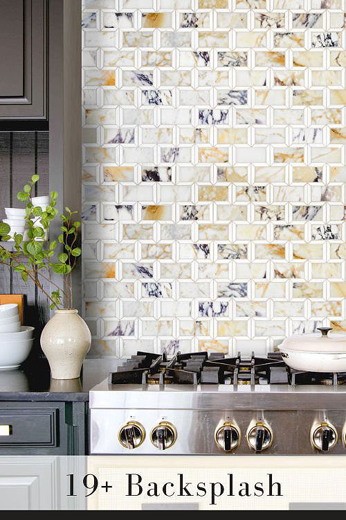 Multicolor Subway Backsplash