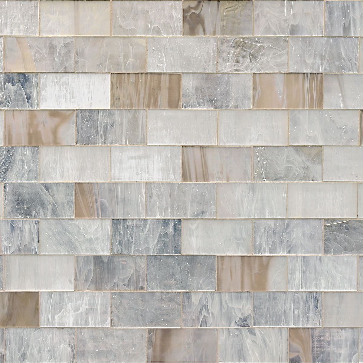 Opal Beige Brown Glass Subway Tile BA7015 Subway 1