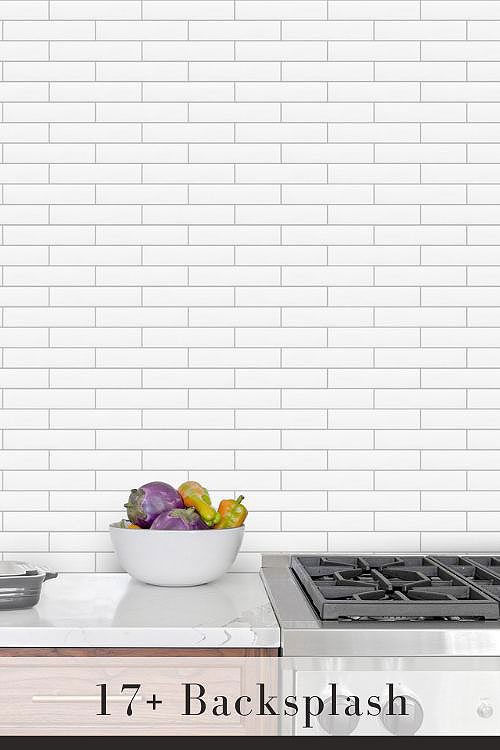 Small Tile Backsplash