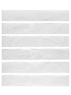 Milky White Glass Subway Backsplash Tile BA6707 1
