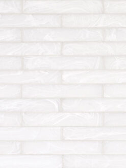 Milky White Glass Subway Backsplash Tile BA6707 3