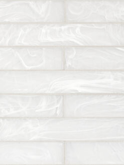 Milky White Glass Subway Backsplash Tile BA6707 7