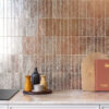 Modern Rose Gold Metallic Backsplash Tile BA6206