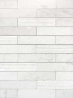 Large White Marble Subway Backsplash Tile BA8035 3