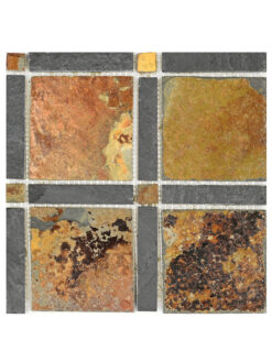 Slate Brown Gray Backsplash Tile BA1068 1