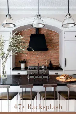 Brick Backsplash