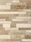 Brown beige travertine subway mosaic backsplash tile 1 BA1024