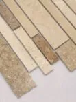 Brown beige travertine subway mosaic backsplash tile 6 BA1024