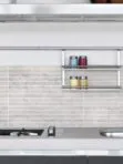 Gray countertop backsplash tile BA1038