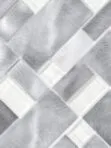 Modern Glass Metal Gray Backsplash tile BA1118