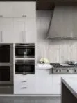 Modern white gray kitchen backsplash tile BA1038