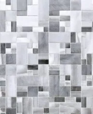 BA1117 Gray modern metal kitchen backsplash tile