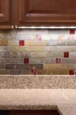 Rusty brazilian slate backsplash tile BA1046