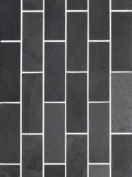 Black Gray Slate Subway Backsplash Tile BA1070 6