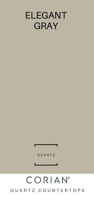 Corian Quartz Countertops Elegant Gray