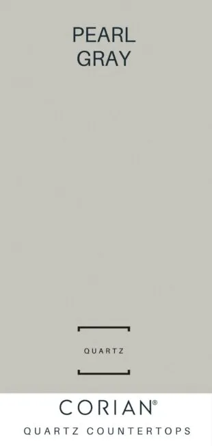 Corian Quartz Countertops Pearl Gray