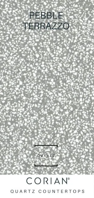 Corian Quartz Countertops Pebble Terrazzo