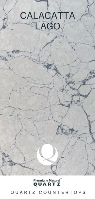 Premium Natural Quartz Calacatta Lago
