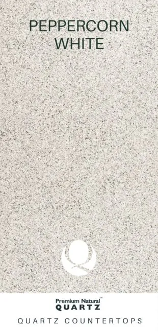 Premium Natural Quartz Peppercorn White