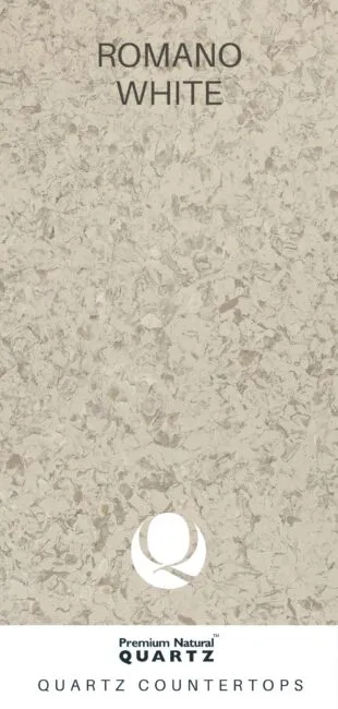 Premium Natural Quartz Romano White
