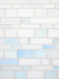 Pearl Glass Subway Hand Cut Artisan Mosaic Tile BA7016 3