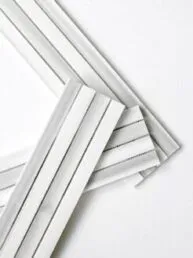 Modern Long Marble White Gray Backsplash Mosaic Tile BA1079 2