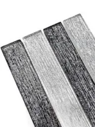Shimmery Textured Black and White Glass Backsplash Tile BA8024 2