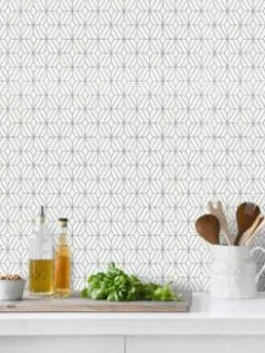 White Modern Marble Backsplash Mosaic Tile BA6307 1