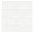 White glass backsplash tile with 3D pattern BA64001 1