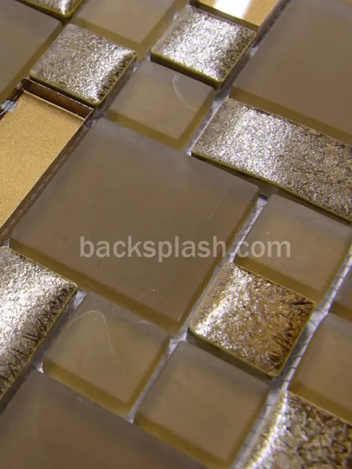 Brown Bronze Color Glass Ceramic Kitchen Backsplash Tile - BA1102 - Image 5