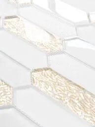 Glass Gold Pearl Picket Backsplash Tile BA6711 1