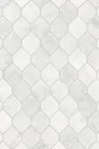 White Gray Marble Mosaic Backsplash Tile Gray Grout BA630112