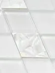 White Glass Shell Diamond Mosaic Backsplash Tile BA6706 8
