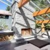 Outdoor Fireplace Tile Ideas
