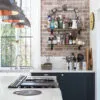 Red Brick Backsplash