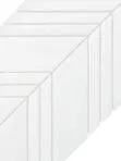 Large White Chevron Marble Backsplash Mosaic Tile BA6301 6