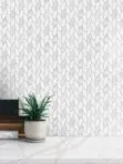 Luxury White Mother of Pearl Marble Backsplash Tile BA7005 1