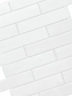 Modern White Subway Marble Backsplash Mosaic Tile BA6306 6