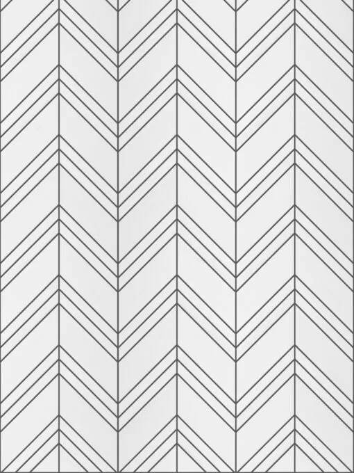 Large White Chevron Marble Backsplash Mosaic Tile BA6301 4