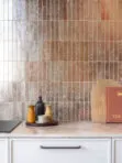 Modern Rose Gold Metallic Backsplash Tile BA6206