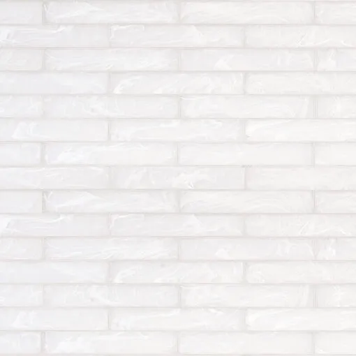 Milky White Glass Subway Backsplash Tile BA6707 8