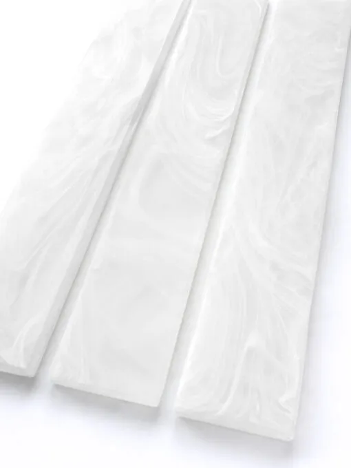 Milky White Glass Subway Backsplash Tile BA6707 5