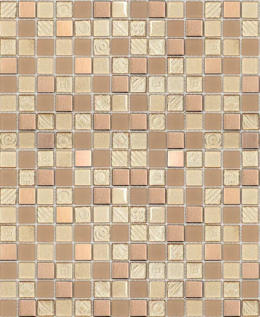 BA1134 - Glass & Metal Backsplash tile