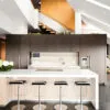 Limestone Backsplash