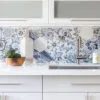 blue backsplash tile design ideas