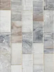 Opal Beige Brown Glass Subway Tile BA7015 Subway 2