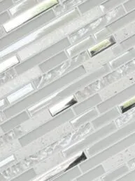 modern white glass quartz backsplash tile BA62038 1