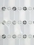 White Glass Marble Modern Backsplash Tile 4 BA62048
