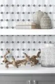 Gray Kitchen Cabinet White Quartz Countertop Glass Backsplash Tile